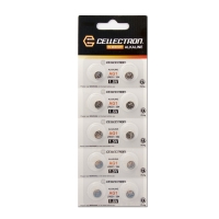 Cellectron 10 piezas pila botón alcalina AG1 / LR60 / LR620 – 1,5V