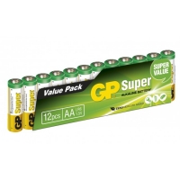 Pilas alcalina 12 x AA / LR6 SUPER - 1,5V - GP Battery