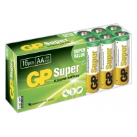 Pilas alcalina 16 x AA / LR6 SUPER - 1,5V - GP Battery