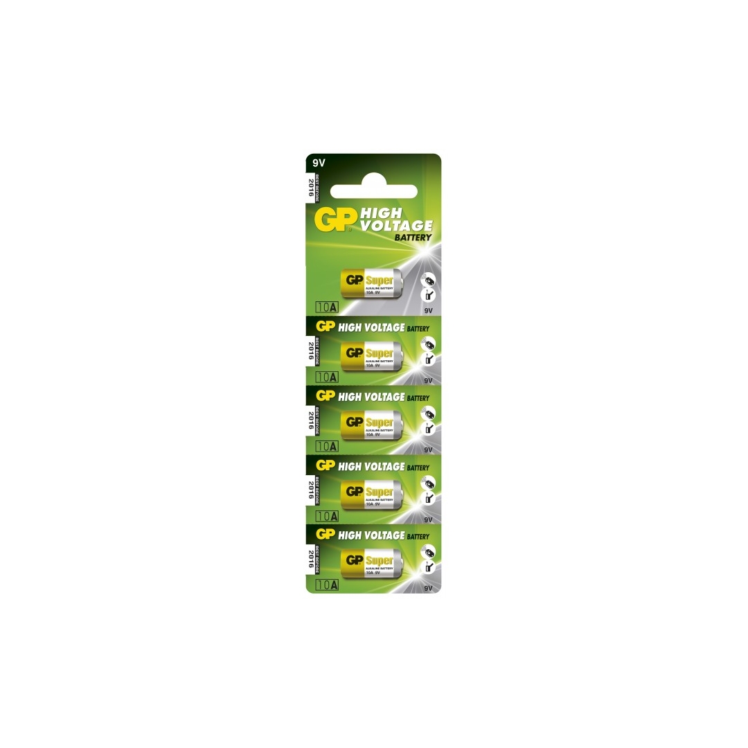 Pilas cilíndrica alcalina 5 x 10A / L1022 - 9V - GP Battery