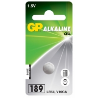 Pila botón alcalina 1 x GP 189 / LR54 / V10GA - 1,5V - GP Battery