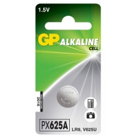 Pila botón alcalina 1 x GP 625A / LR9 / V625U - 1,5V - GP Battery