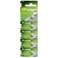 Pila botón alcalina 5 x GP A76 / LR44 / V13GA - 1,5V - GP Battery