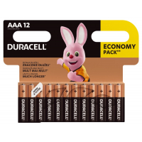 Duracell Basic LR03 AAA x 12 pilas alcalinas