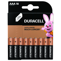 Duracell Basic LR03 AAA x 18 pilas alcalinas