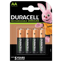 Duracell recargable R6/AA Ni-MH 2500 mAh x 4 pilas