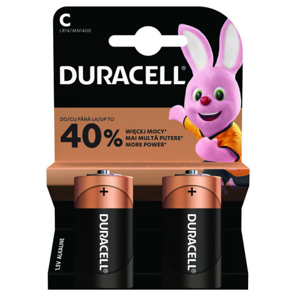 Duracell LR14 C x 2 pilas alcalinas