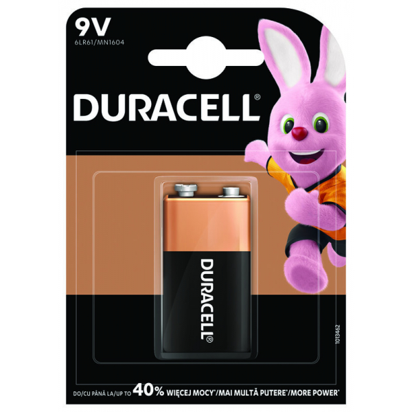 Duracell Duralock 6LR61 9V pilas alcalinas