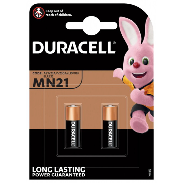 Duracell 23A para control remoto de automóvil x 2 pilas