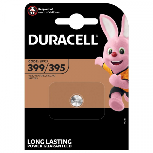 Duracell óxido de plata 399-395/G7/SR927W