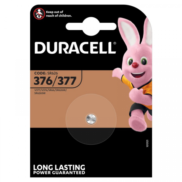 Duracell óxido de plata 377-376/G4/SR626SW