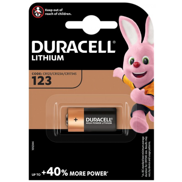 Duracell CR123 Foto Lithium