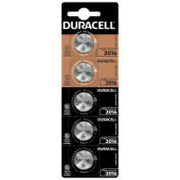 Duracell CR2016 lithium x 5 pilas