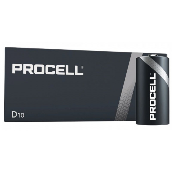 Duracell Procell LR20/D x 10 pilas alcalinas