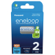 Panasonic Eneloop R6 AA 2000mAh x 2 pilas recargables (blister)