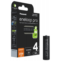 Panasonic Eneloop PRO NEW R6 AA 2500mAh x 4 pilas recargables (blister)
