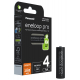 Panasonic Eneloop PRO NEW R6 AA 2500mAh x 4 pilas recargables (blister)