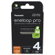 Panasonic Eneloop PRO NEW R6 AA 2500mAh x 4 pilas recargables (blister)