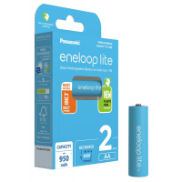 Panasonic Eneloop Lite NEW R6/AA 950mAh x 2 pilas recargables (blister)