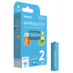 Panasonic Eneloop Lite NEW R6/AA 950mAh x 2 pilas recargables (blister)