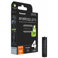 Panasonic Eneloop PRO NEW Ni-MH 930mAh R03/AAA x 4 pilas recargables (blister)