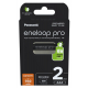 Panasonic Eneloop PRO NEW Ni-MH 930mAh R03/AAA x 2 pilas recargables (blister)