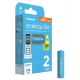 Panasonic Eneloop Lite DECT NEW R03 AAA 550mAh x 2 pilas recargables (blister)