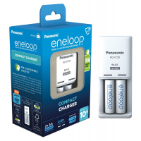 Cargador de pilas recargables Panasonic Eneloop BQ-CC50 NI-MH + 2 pilas R6/AA 2000mAh