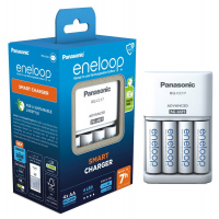 Cargador de pilas recargables Panasonic Eneloop BQ-CC17 NI-MH + 4 pilas recargables LR6/AA Eneloop 2000mAh