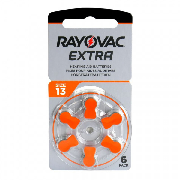 Rayovac Extra 13 para audífonos x 6 pilas