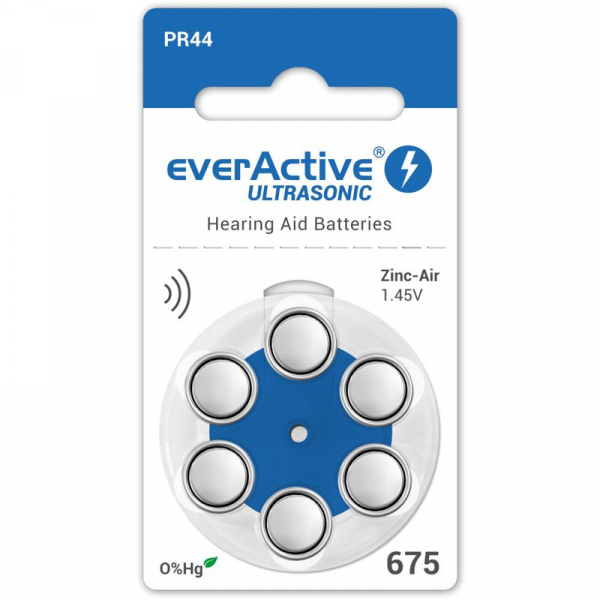 everActive ULTRASONIC 675 para audífonos x 6 pilas