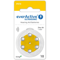 everActive ULTRASONIC 10 para audífonos x 6 pilas