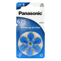 Panasonic 675 para audífonos x 6 pilas