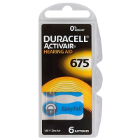 Duracell ActivAir 675 MF para audífonos x 6 pilas