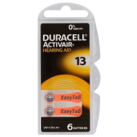 Duracell ActivAir 13 MF para audífonos x 6 pilas