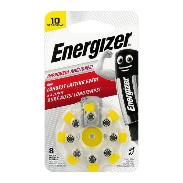 Energizer 10 para audífonos x 8 pilas