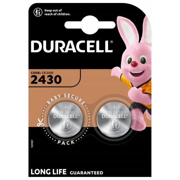 Duracell CR2430 lithium x 2 pilas