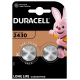 Duracell CR2430 lithium x 2 pilas