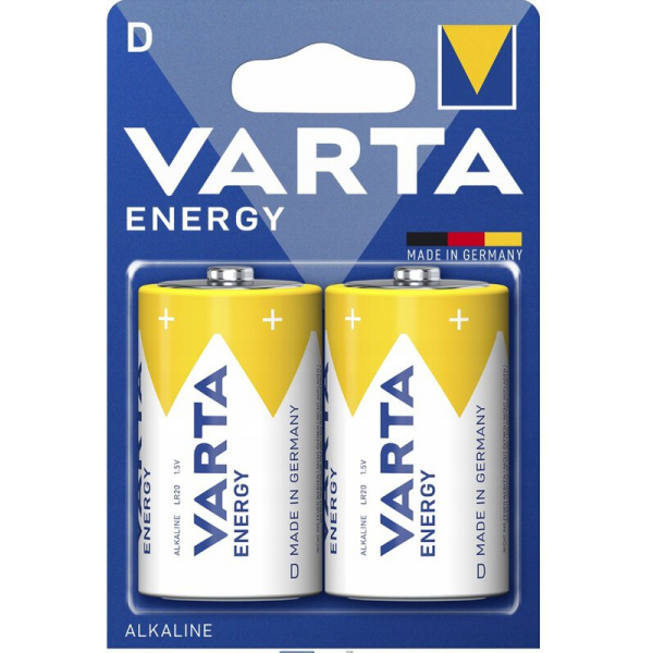 Varta ENERGY LR20/D x 2 pilas (blister)