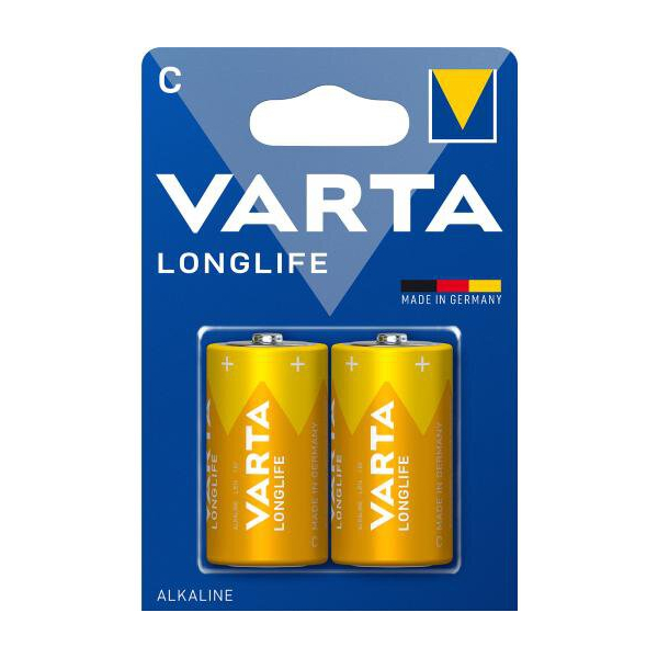 Varta LONGLIFE LR14/C x 2 pilas (blister)