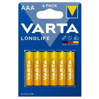 Varta LONGLIFE LR03/AAA x 6 pilas (blister)