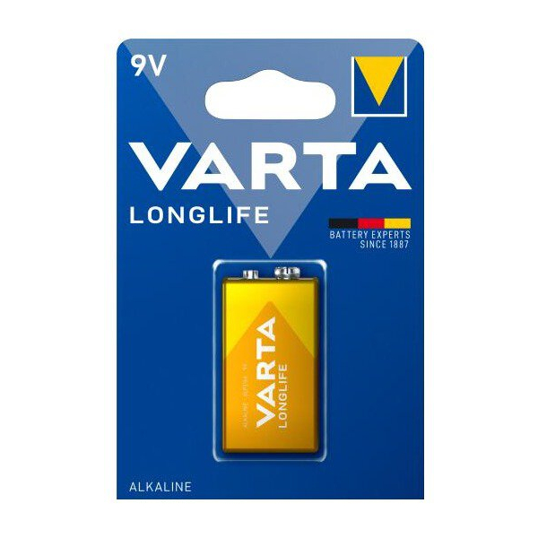 Varta LONGLIFE 6LR61/9V x 1 pila (blister)