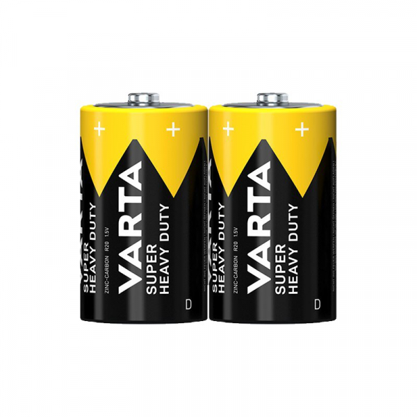 Varta SUPERLIFE / Super Heavy Duty LR20/D zinc-carbono x 2 pilas