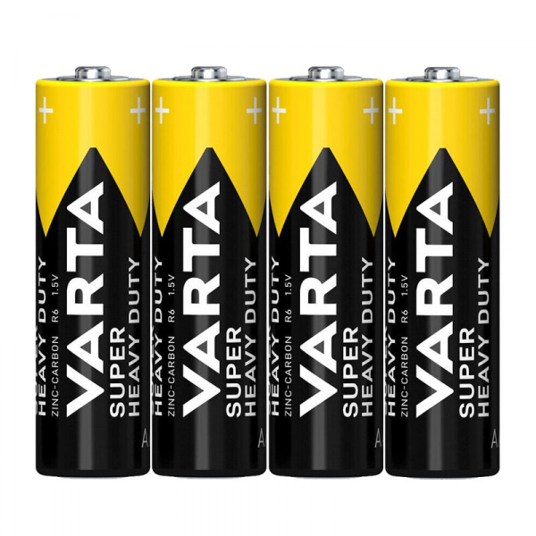 Varta SUPERLIFE / Super Heavy Duty LR6/AA zinc-carbono x 4 pilas