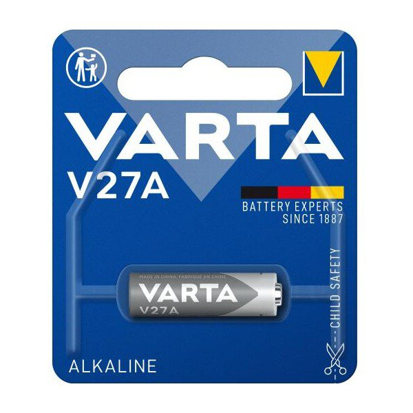 Varta 27A alcalino para mando de coche x 1 pila (blister)