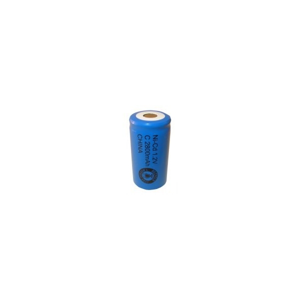 Pila NiCD C 2800 mAh Cabeza plana - 1,2V - Evergreen