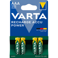 Varta Ready2Use LR03/AAA Ni-MH 1000 mAh x 4 baterías recargables