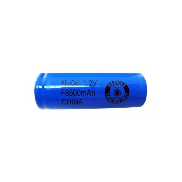 Pila NiCD F 8500 mAh Cabeza plana- 1,2V - Evergreen