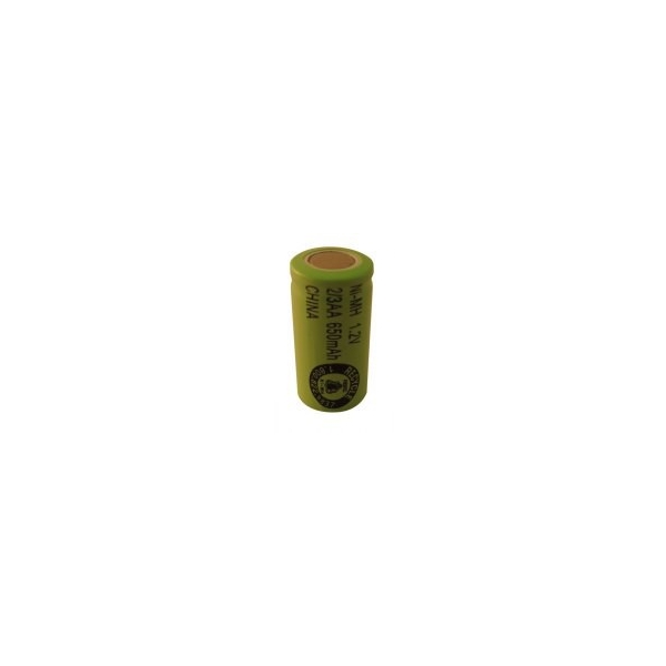 Pila NiMH 2/3 AA 650 mAh Cabeza plana - 1,2V - Evergreen