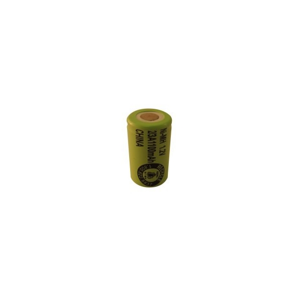 Pila NiMH 2/3 A 1100 mAh Cabeza plana- 1,2V - Evergreen